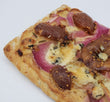 Fig with Bleu d’Ermite, rosemary and caramelized onion pizza flatbread